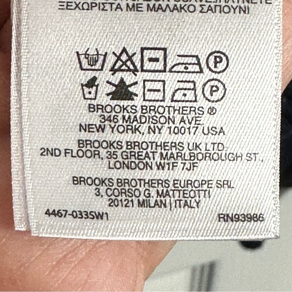 Brooks Brothers blue/navy 1/4 zip sweater, sz L, wool blend, eclectic grandpa - Picture 10 of 10